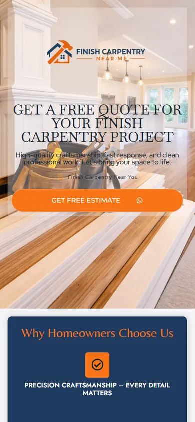 Finish Carpentry Near Me — Mobile