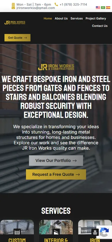 JR Iron Works & Construction — Mobile