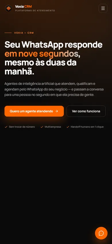 Voxia CRM — Mobile