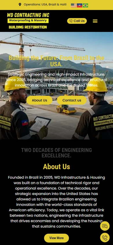 WD Infrastructure & Housing — Mobile